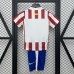 25/26 Kids Atletico Madrid Home Red White Kids Jersey Kit Short Sleeve (Shirt + Short)-4874530