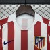 25/26 Kids Atletico Madrid Home Red White Kids Jersey Kit Short Sleeve (Shirt + Short)-4874530