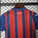25/26 Kids Bahia Away Red Navy Blue Kids Jersey Kit Short Sleeve (Shirt + Short)-9912220