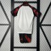 25/26 Kids Flamengo Away White Kids Jersey Kit Short Sleeve (Shirt + Short)-2139697