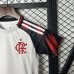 25/26 Kids Flamengo Away White Kids Jersey Kit Short Sleeve (Shirt + Short)-2139697