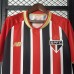 25/26 São Paulo Away Red Black Jersey Version Short Sleeve-9452453
