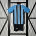 25/26 Kids Gremio Home Blue Black Kids Jersey Kit Short Sleeve (Shirt + Short)-1876476