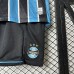 25/26 Kids Gremio Home Blue Black Kids Jersey Kit Short Sleeve (Shirt + Short)-1876476