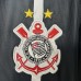 Retro 99/00 Corinthians Away Black White Jersey Version Short Sleeve-3202852