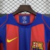 Retro 04/05 Barcelona Home Red Blue Jersey Version Short Sleeve-5571969