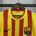 Retro 13/14 Barcelona Away Yellow Red Jersey Version Short Sleeve-1695238
