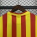 Retro 13/14 Barcelona Away Yellow Red Jersey Version Short Sleeve-1695238