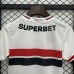 25/26 Kids Sao Paulo Home White Kids Jersey Version Short Sleeve-7665654