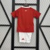 25/26 Kids Internacional Home Kids Red Jersey Version Short Sleeve-5840875