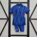 25/26 Kids Chelsea Home Kids Blue Jersey Version Short Sleeve-2609478