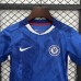 25/26 Kids Chelsea Home Kids Blue Jersey Version Short Sleeve-2609478
