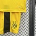 25/26 Kids Borussia Dortmund Home Kids Yellow Black Jersey Version Short Sleeve-5175278