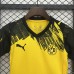 25/26 Kids Borussia Dortmund Home Kids Yellow Black Jersey Version Short Sleeve-5175278