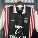 Retro 97/98 Benfica Away Black White Jersey Version Short Sleeve-7860406