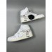 Air Jordan 1 AJ1 High Running Shoes-White/Gray-1623330