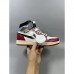 Air Jordan 1 AJ1 High Running Shoes-Red/White-8154533