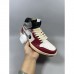 Air Jordan 1 AJ1 High Running Shoes-Red/White-8154533