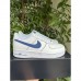 AIR FORCE AF1 Running Shoes-White/Blue Navy-4172651