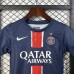 24/25 Kids Paris Saint-Germain PSG Home Champion Edition Nvay Blue Kids Jersey Kit Short Sleeve (Shirt + Short)-2198563