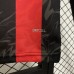 25/26 AC Milan Home Black Red Jersey Kit Short Sleeve (Shirt + Short)-7713070
