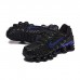 Air Max Shox TL Running Shoes-Black/Blue-530114
