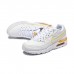 Air Max 90 Running Shoes-White/Gold-7102640