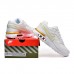 Air Max 90 Running Shoes-White/Gold-7102640