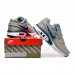 Air Max 90 Running Shoes-Gray/Blue-3550107