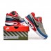 Air Max 90 Running Shoes-Gray/Blue-3789138