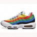 Air Max 95 TT Running Shoes-White/Blue-3531582