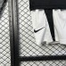 25/26 Kids Corinthians Home Black White Kids Jersey Kit Short Sleeve (Shirt + Short)-4022149
