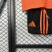 25/26 Kids Paris Saint-Germain PSG Special Edition Orange Black Kids Jersey Kit Short Sleeve (Shirt + Short)-5856582
