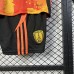 25/26 Kids Paris Saint-Germain PSG Special Edition Orange Black Kids Jersey Kit Short Sleeve (Shirt + Short)-5856582