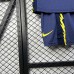 25/26 Kids Atletico Madrid Away Navy Blue Kids Jersey Kit Short Sleeve (Shirt + Short)-4610606