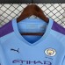 Retro 19/20 Manchester City Home Blue Jersey Version Short Sleeve-4109266