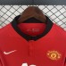 Retro 13/14 Manchester United M-U Home Red Jersey Version Long Sleeve-6690790
