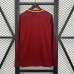 Retro 17/18 Roma Home Red Jersey Version Long Sleeve-1067514