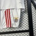 25/26 Kids Benfica Third Away White Red Kids Jersey Kit Short Sleeve (Shirt + Short)-484271