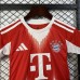 25/26 Kids Bayern Munich Home Red White Kids Jersey Kit Short Sleeve (Shirt + Short)-6955475