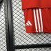 25/26 Kids Bayern Munich Home Red White Kids Jersey Kit Short Sleeve (Shirt + Short)-6955475
