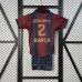 25/26 Kids Barcelona Special Edition Wine Red Black Kids Jersey Kit Short Sleeve (Shirt + Short)-4780613