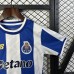25/26 Kids Porto Home Blue White Kids Jersey Kit Short Sleeve (Shirt + Short)-6006146