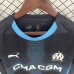 25/26 Marseille Away Black Blue Jersey Version Short Sleeve-5739134