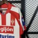 Retro 08/09 Gijon Home White Red Jersey Version Short Sleeve-2288508