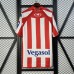 Retro 08/09 Gijon Home White Red Jersey Version Short Sleeve-2288508