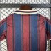 25/26 Kids Barcelona Special Edition Navy Blue Wine Red Kids Jersey Kit Short Sleeve (Shirt + Short)-2145458