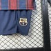 25/26 Kids Barcelona Special Edition Navy Blue Wine Red Kids Jersey Kit Short Sleeve (Shirt + Short)-2145458