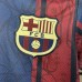 25/26 Kids Barcelona Special Edition Navy Blue Wine Red Kids Jersey Kit Short Sleeve (Shirt + Short)-2145458