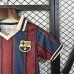 25/26 Kids Barcelona Special Edition Navy Blue Wine Red Kids Jersey Kit Short Sleeve (Shirt + Short)-2145458